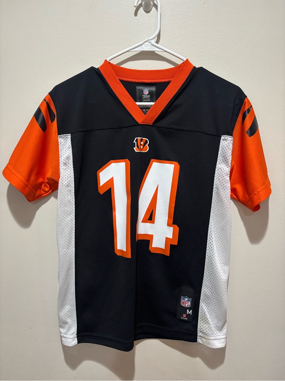 NFL Cincinnati Bengals Andy Dalton 14 Football Jersey Youth Medium